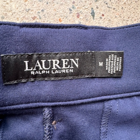 Lauren Ralph Lauren Cropped Pleated Wide Leg Trousers  Sz MEDIUM With Bel… - Picture 8 of 16